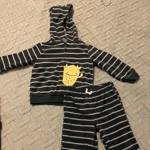 Carters 2pc long sleeve set
